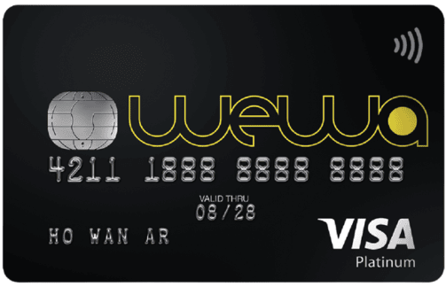 WeWa Visa 白金信用卡﹙適用於指定全日制大學／大專學生﹚